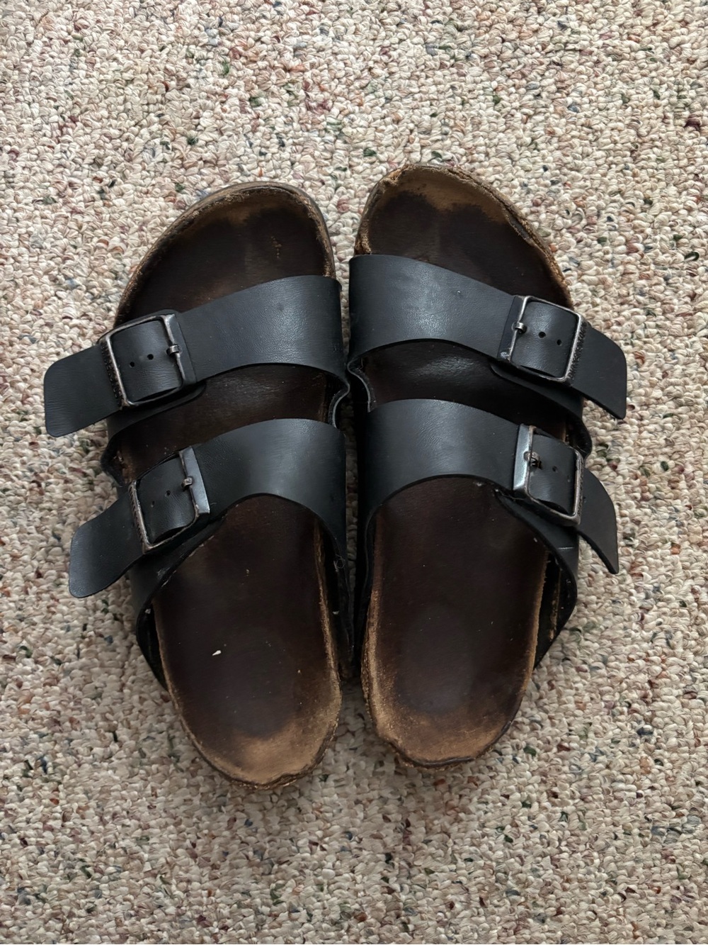 Birkenstock Black Double-Buckle Women's Slide Sandals